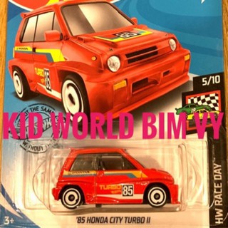 freeship Xe mô hình Hot Wheels basic '85 Honda City Turbo II GHF22.