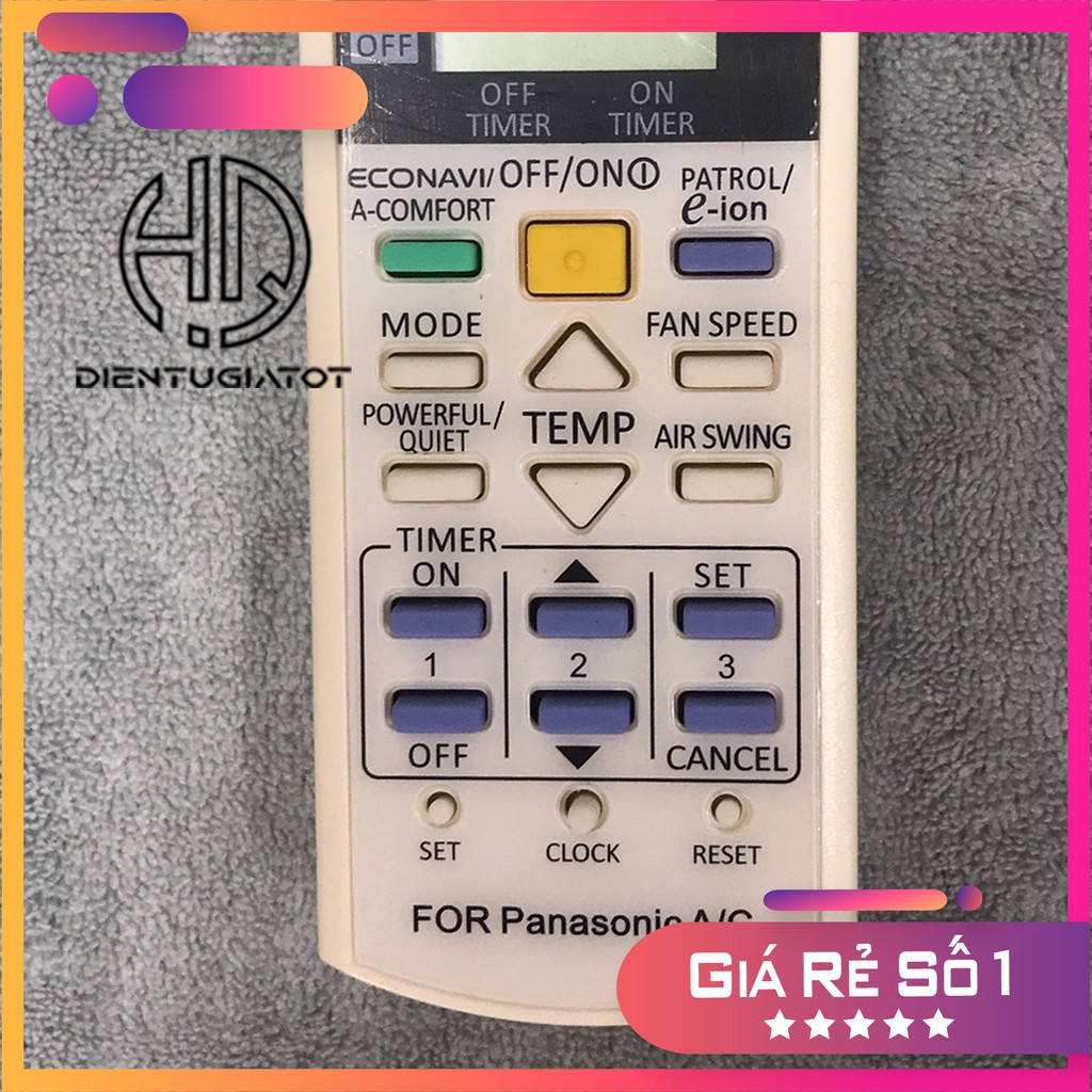 +-BH 3 Tháng- Remote điều khiển máy lạnh Panasonic ĐA NĂNG
