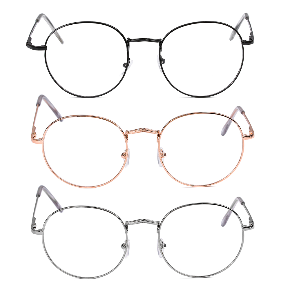 Mắt Kính Đọc Sách Gọng Tròn Bằng Nhựa Resin Siêu Nhẹ Tầm Nhìn Nhiều Màu Sắc 1.00~-4.0 Thời Trang Cho Nam Nữ