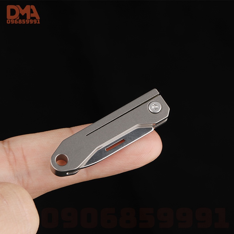 Phụ kiện dã ngoại,dụng cụ phượt dao EDC titan