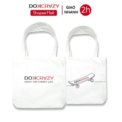 DOKBAG Tote Logo Bag ( Túi Tote, Túi Vải Canvas)