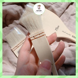 Banh xô chổi cọ to lông dê Mont Marte GOAT HAIR PINE WOOD BRUSH