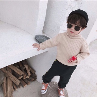 Áo len cổ lọ cho bé 👧🏻👶🏻 1-6y
