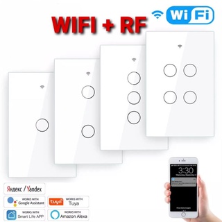 CÔNG TẮC ĐIỀU KHIỂN WIFI + RF TUYA SMART LIFE