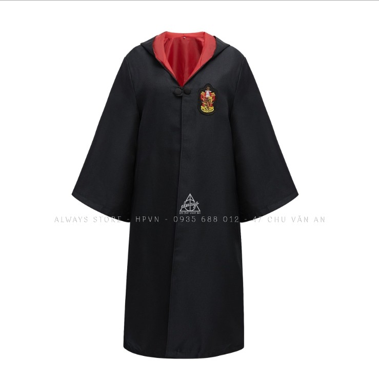 Áo choàng Harry Potter Cao cấp Nam/nữ - Trang phục Phù thuỷ hoá trang Harry Potter - Chuẩn hàng ALWAYS