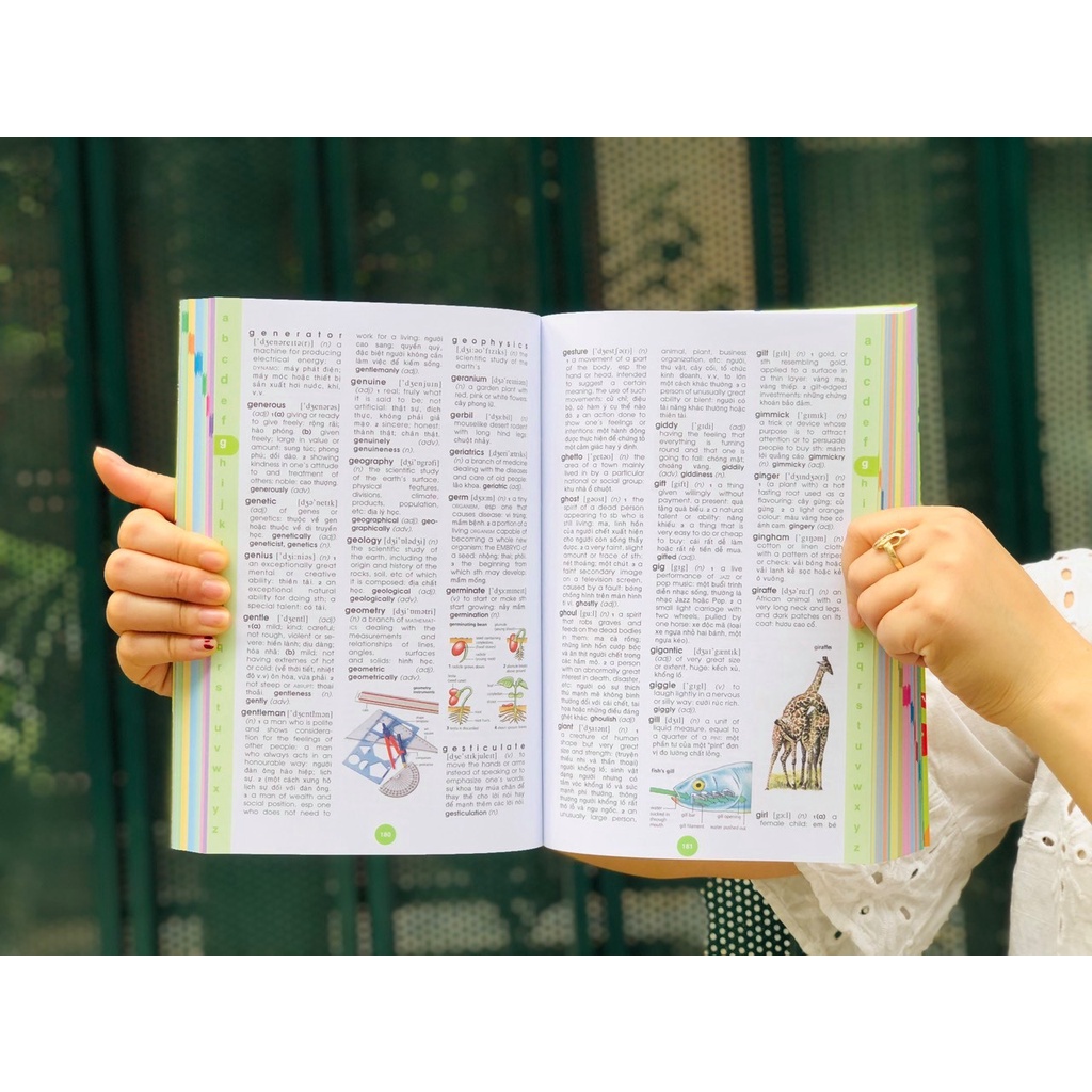 Sách Từ Điển Anh Việt - Học tiếng anh,ngoại ngữ ( kèm minh họa hình ảnh )