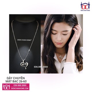 Mặt+Dây bạc trái tim 26-60