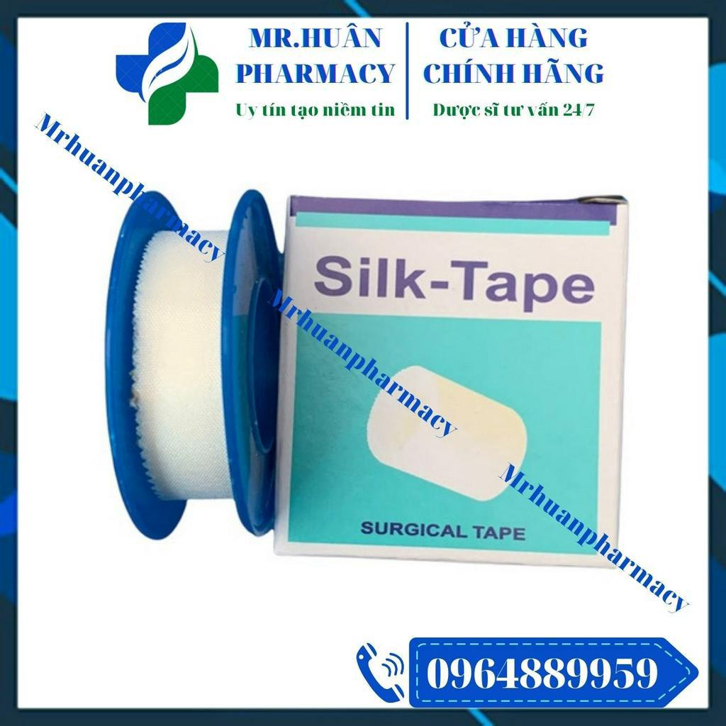 Băng dính vải Silk-Tape - Dùng băng vết thương, cố định kinh truyền, dụng cụ y khoa