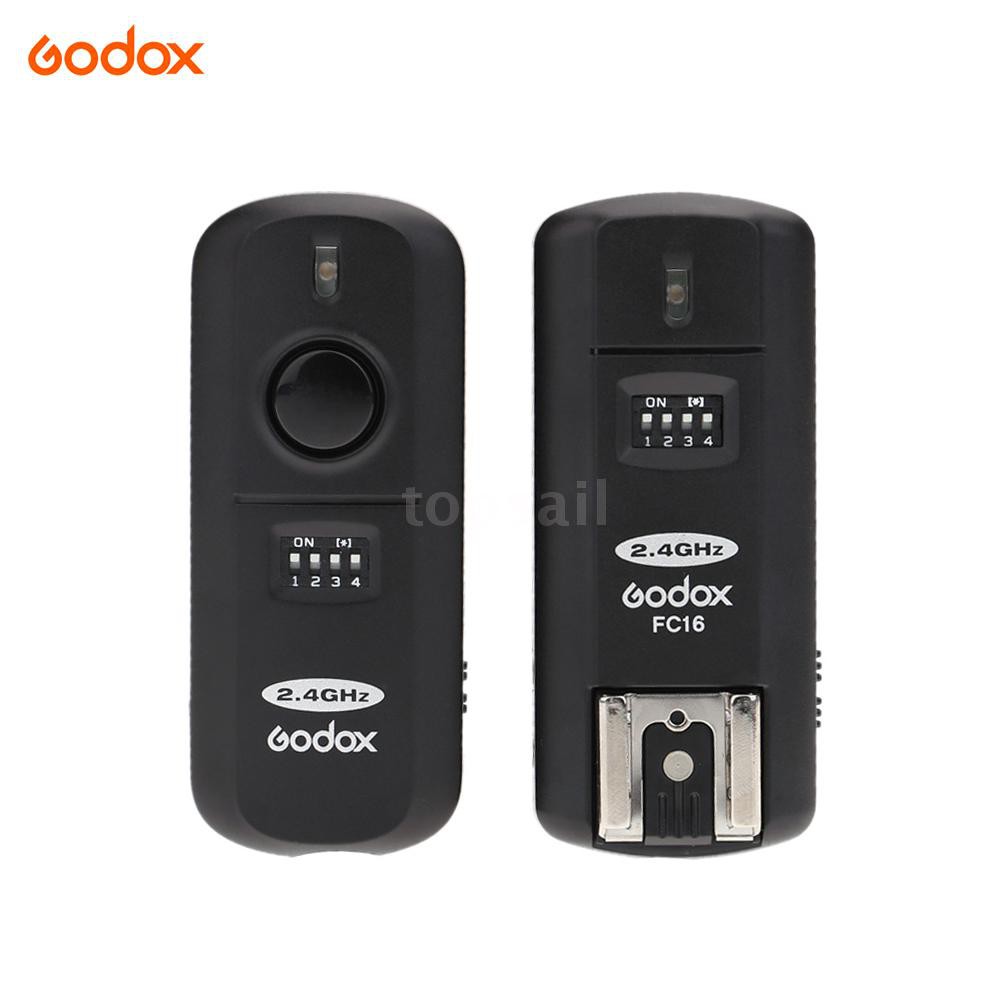 Godox FC-16 2.4GHz 16 Channels Wireless Remote Flash Studio Strobe Trigger Shutter for Canon 5D 6D 7D 5D Mark III 60D 60