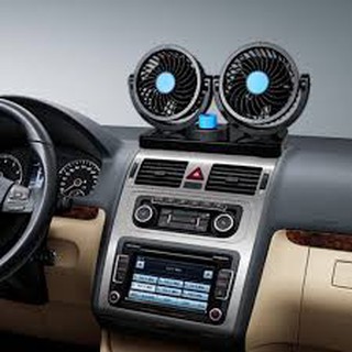 Quạt đôi ô tô dùng điện 12v