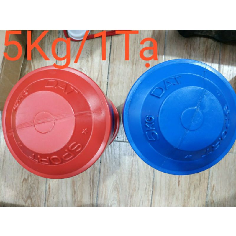 Tạ 5Kg Nhựa Nhồi Sẵn (hình tại shop)