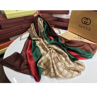 Khăn lụa hiệu hàng siêu cấp – khăn choàng lụa dài quàng cổ cao cấp linh linh silk