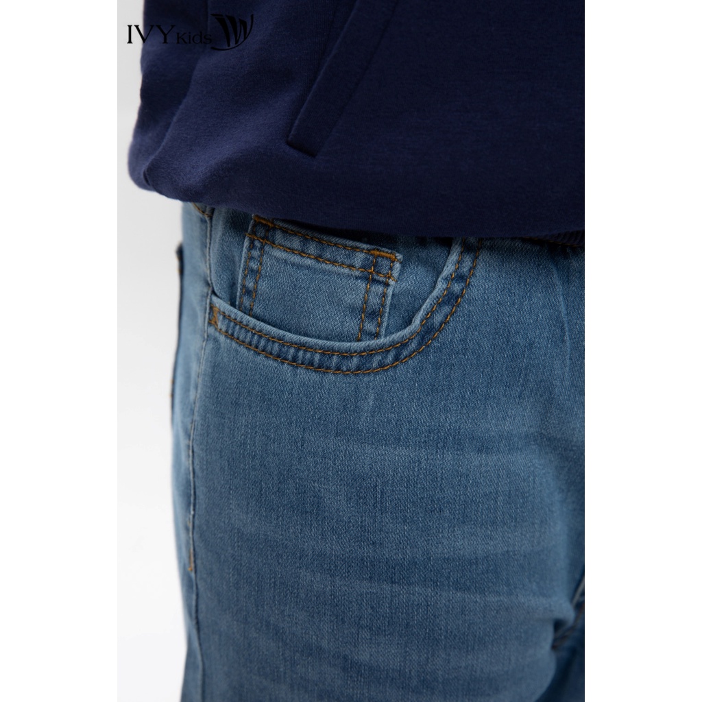 Quần jeans Slim fit bé trai IVY moda MS 25K1268