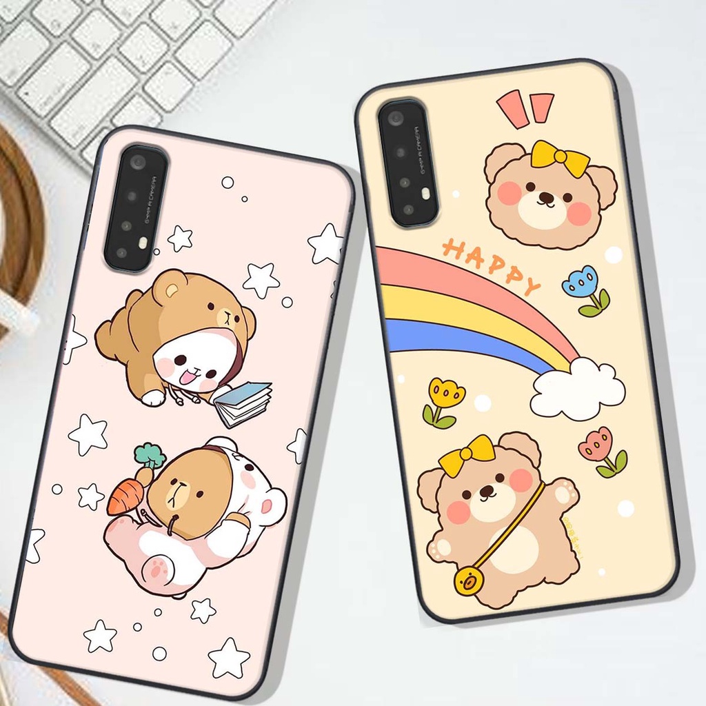 Ốp lưng Oppo REALME 7 in hình Gấu xinh xắn, Bò sữa đáng yêu,  ĐẸP -  RẺ - XINH - ĐỘC ĐÁO