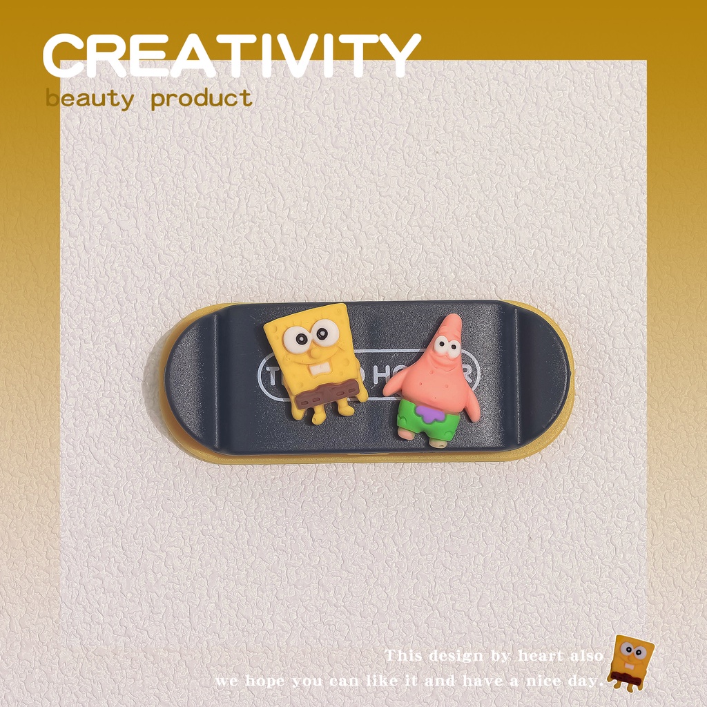 Giá Đỡ Phích Cắm/Dây Cáp USB Tự Dính Họa Tiết Hoạt Hình Đa Năng