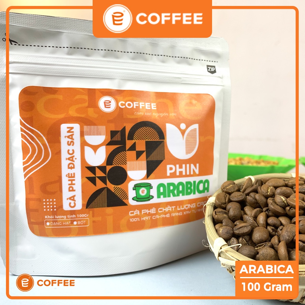 Cà phê nguyên chất rang mộc E COFFEE, Combo 4 gói dùng thử trải nghiệm 4 vị cà phê rang xay chất lượng cao và tươi mới. | BigBuy360 - bigbuy360.vn