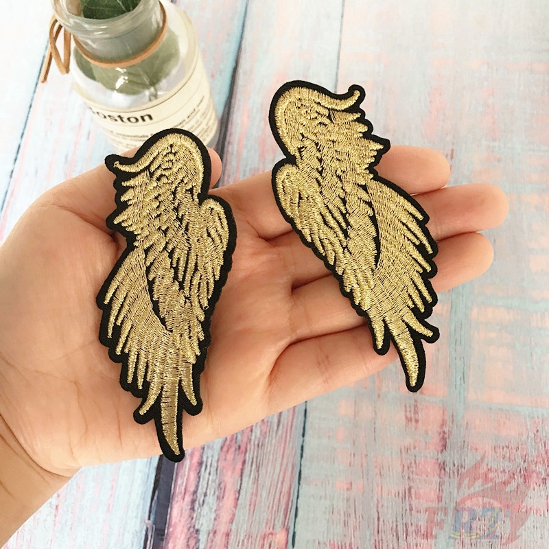 Set 2 miếng vá ủi trang phục hình đôi cánh