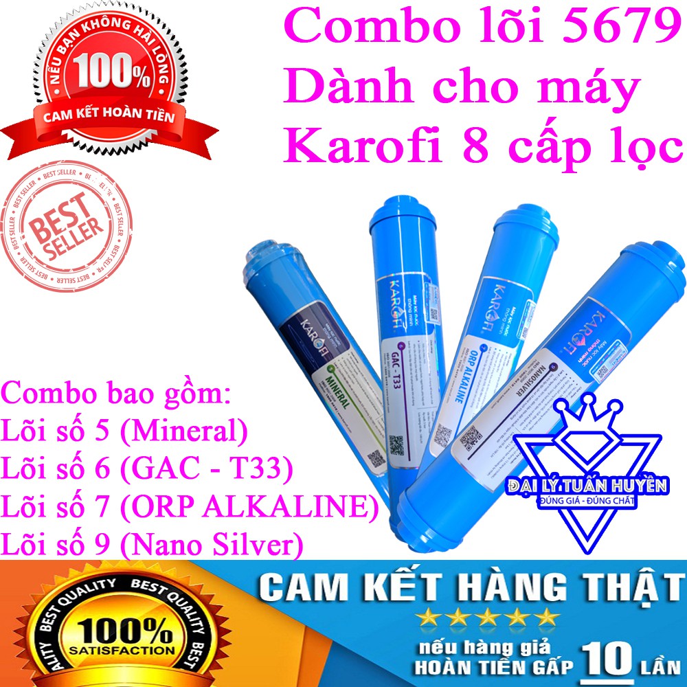 [Mã ELMS5 giảm 7% đơn 300K] Combo lõi 456789 Karofi chính hãng | BigBuy360 - bigbuy360.vn