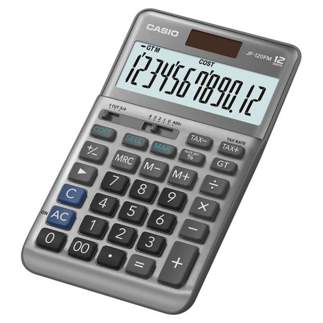 Máy Tính Casio JF120FM Để Bàn Mini Chính Hãng