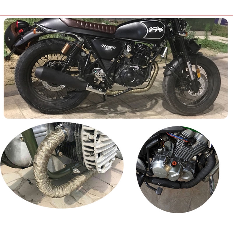 Băng Keo Dán Cách Nhiệt Cho Ống Xả Xe Hơi Xe Máy Tiện Dụng