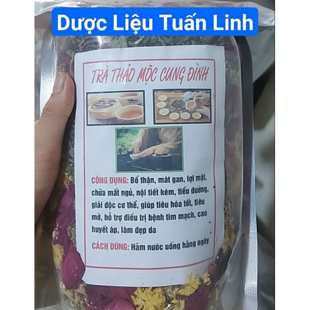 500g🌸Trà thảo mộc cung đình🌸bổ thận,mát gan,nội tiết tố kém,mất ngủ,tiểu đường, thải độc cơ thể🌸 -đlt