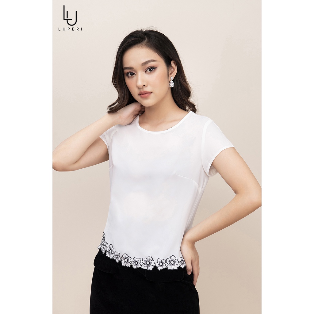 Áo Sơ Mi Nữ Lụa Cao Cấp LUPERI LFSM194 Mềm Mịn, Thoáng Mát, Không Nhăn, Không Xù Cho Nữ Công Sở