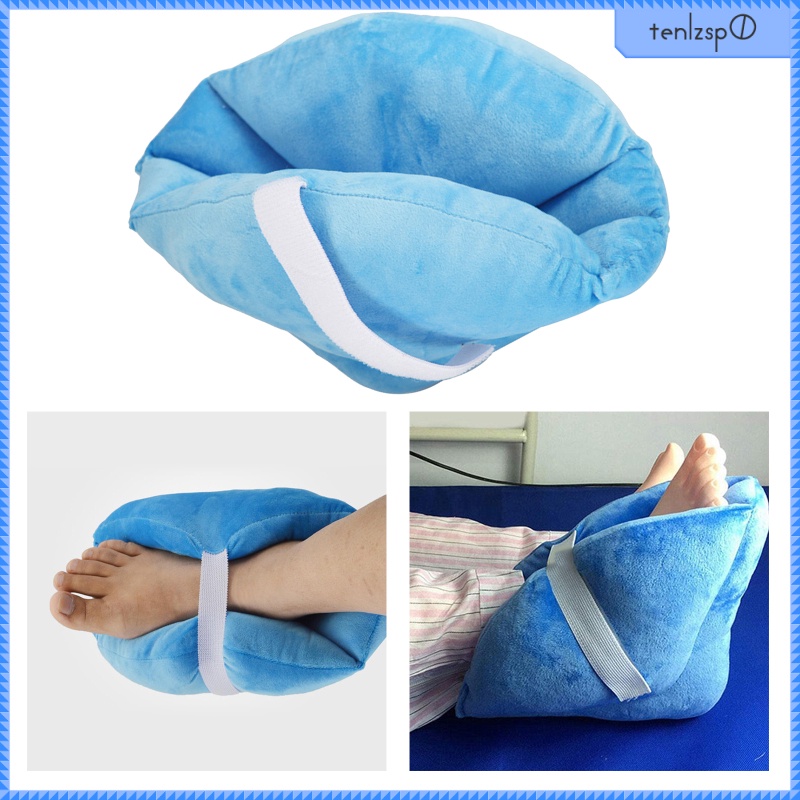 Foot Support Pillow Pressure Relieving Heel Cushion Protective Old Man Blue