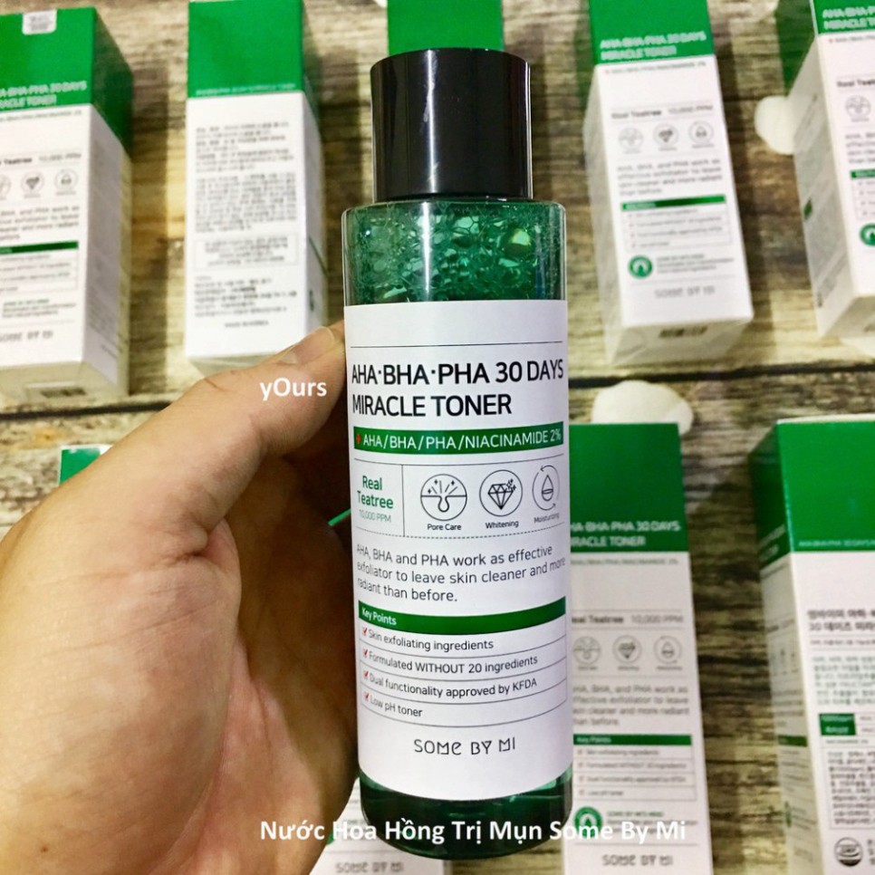 Nước Hoa Hồng Giảm Mụn Thần Kì Some By Mi AHA-BHA-PHA 30 Ngày - Toner Giảm Mụn Some By Mi C87