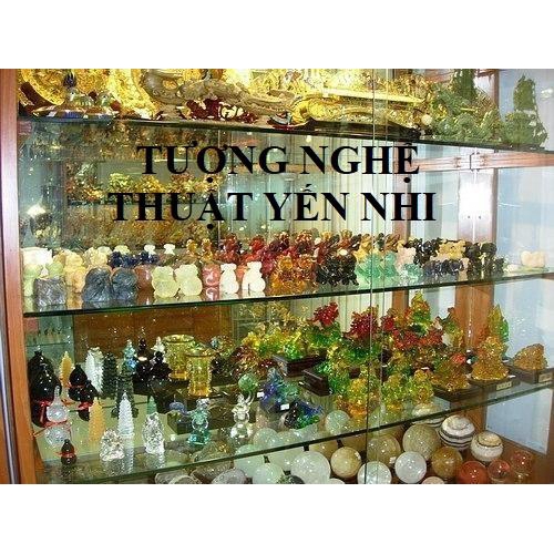 Tượng nghệ thuật cô gái đứng khỏa thân cao 40x15cm