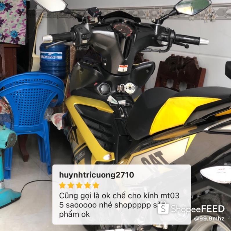 Chân kính rizoma Nhôm CNC Dùng Lắp Các Loại Kính Kiểu Rizoma Kính chiếu hậu xe máy