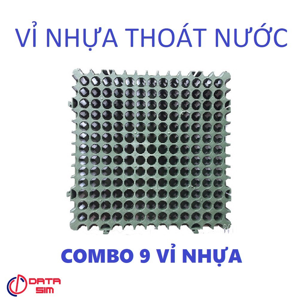 Combo 1 mét vỉ nhựa thoát nước vườn trên mái