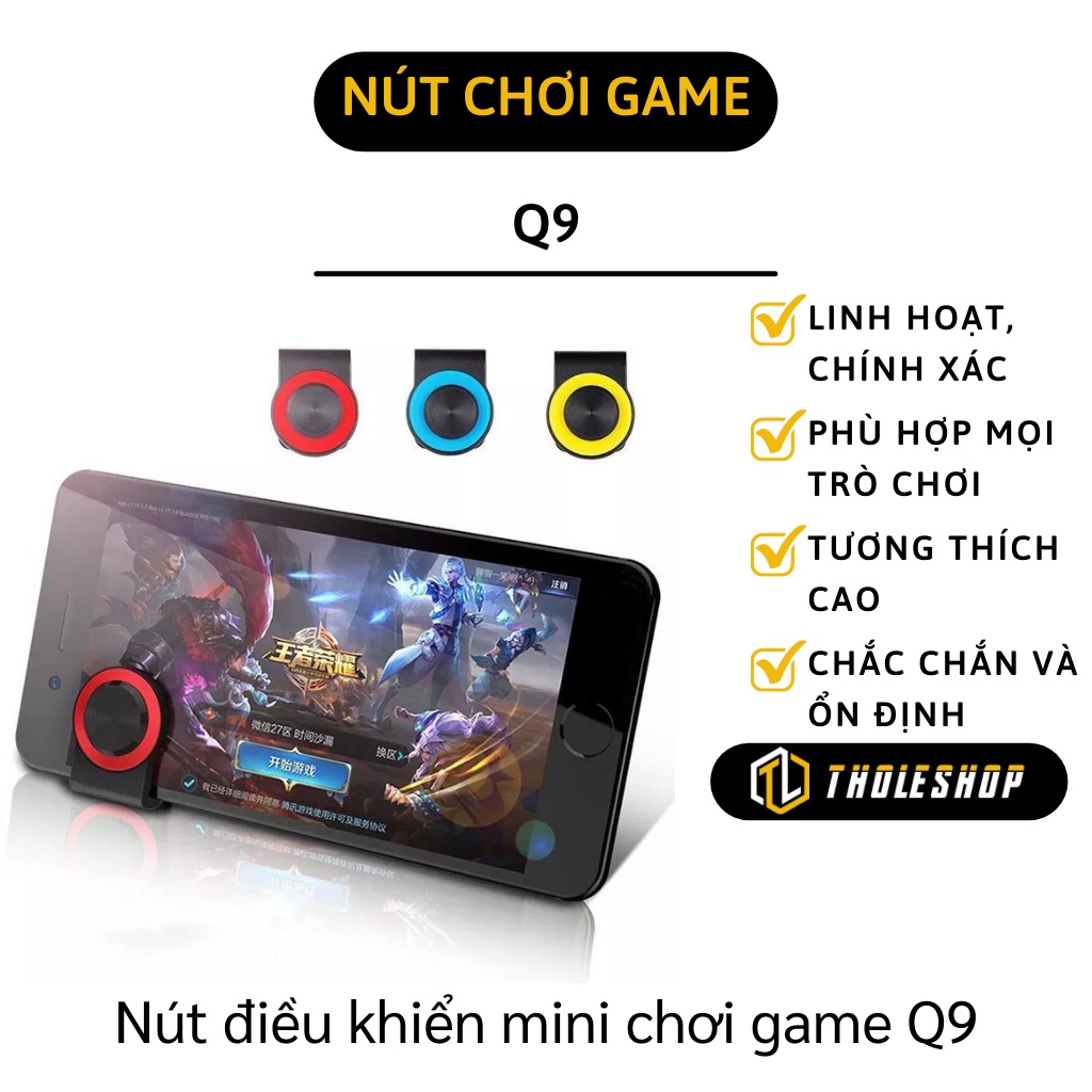 Nút Điều Khiển Chơi Game Q9 - Nút Bấm Chơi Game PUBG, Ros, Free Fire Cảm Ứng 7180