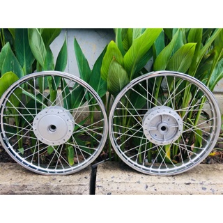 cặp bánh căm zin honda wave a 2018 2 đùm cơ tháo xe chưa lăn bánh