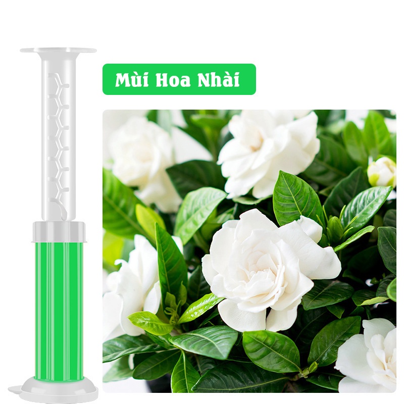 Gel khử mùi bồn cầu - Gel thơm khử trùng bồn cầu dạng thạch hình bông hoa 6 mùi hương