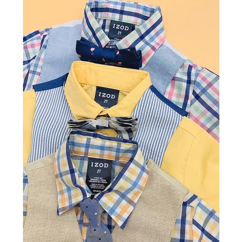 Set vest bé trai xuất dư hiệu IZOD