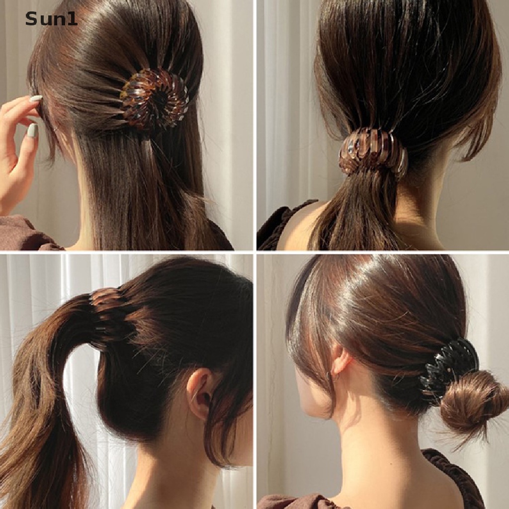 Sun1 &gt; Kẹp Tóc Đuôi Ngựa Đính Pha Lê