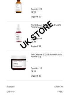 Tinh Chất Tẩy Da Chết The Ordinary AHA 30% + BHA 2% Peeling Solution 30ml