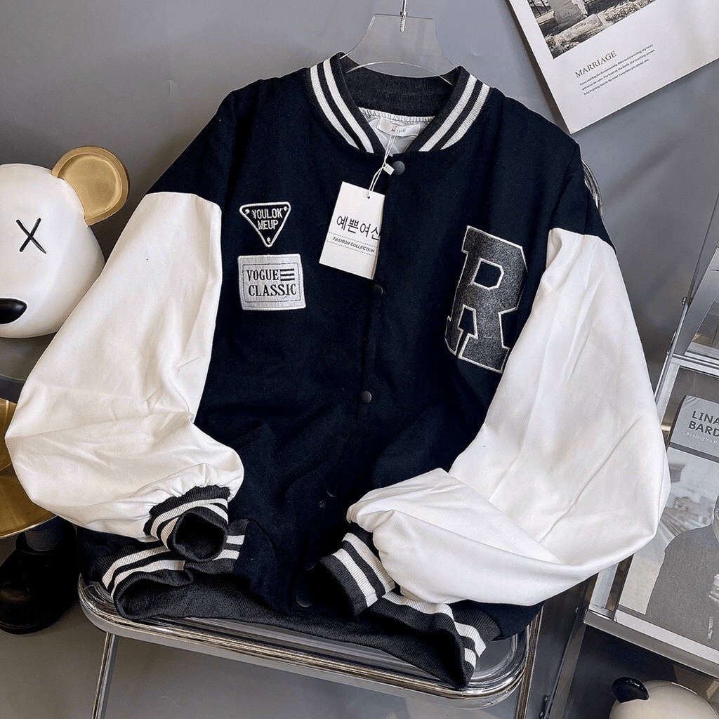 KHẨU TRANG CHỐNG BỤI CAO CẤP DÙNG CHO Áo khoác bomber R Classic, áo khoác nam nữ Unisex da lộn 2 lớp mịn in 3d