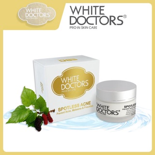 Kem làm mờ thâm mụn white doctors spotless acne làm mờ vết thâm do mụn hỗ trợ làm đều màu da