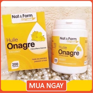 [Hàng Pháp] Tinh Dầu Hoa Anh Thảo Nat & Form Pháp 200 viên 