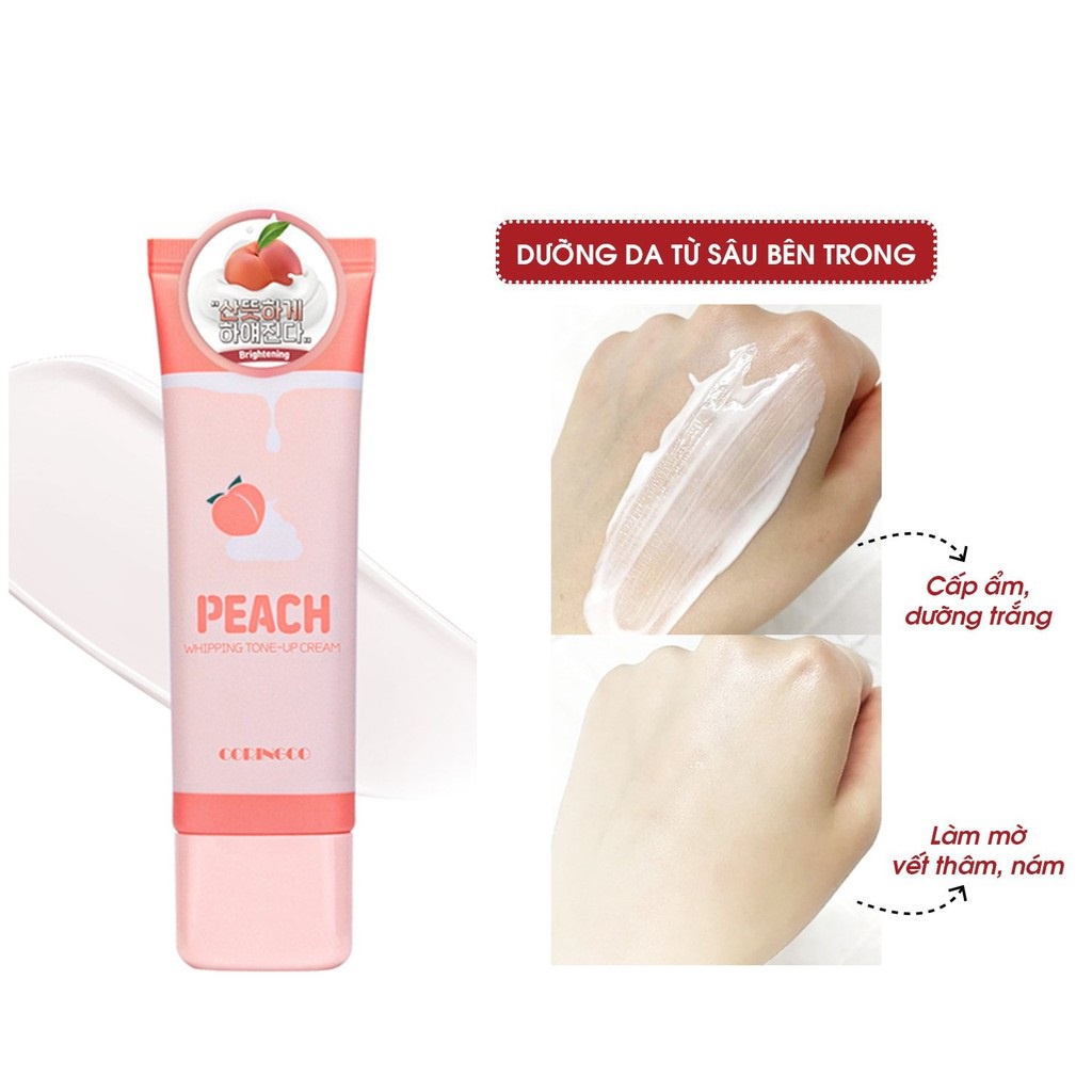 Kem đào dưỡng trắng da nâng tone Hàn Quốc