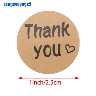 Cuộn 500 Miếng Dán In Chữ Thank You