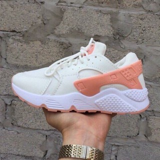 Giày Huarache trắng hồng