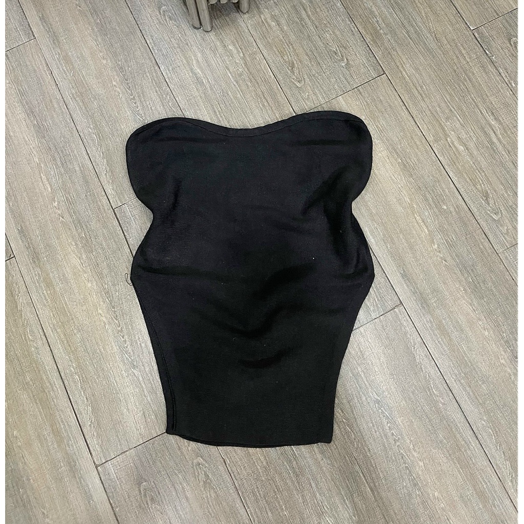 Áo ống ôm body màu đen Quảng Châu