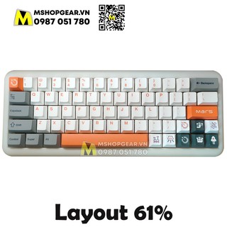 Keycap Sao hỏa – Mars thick pbt cherry profile dye-sub