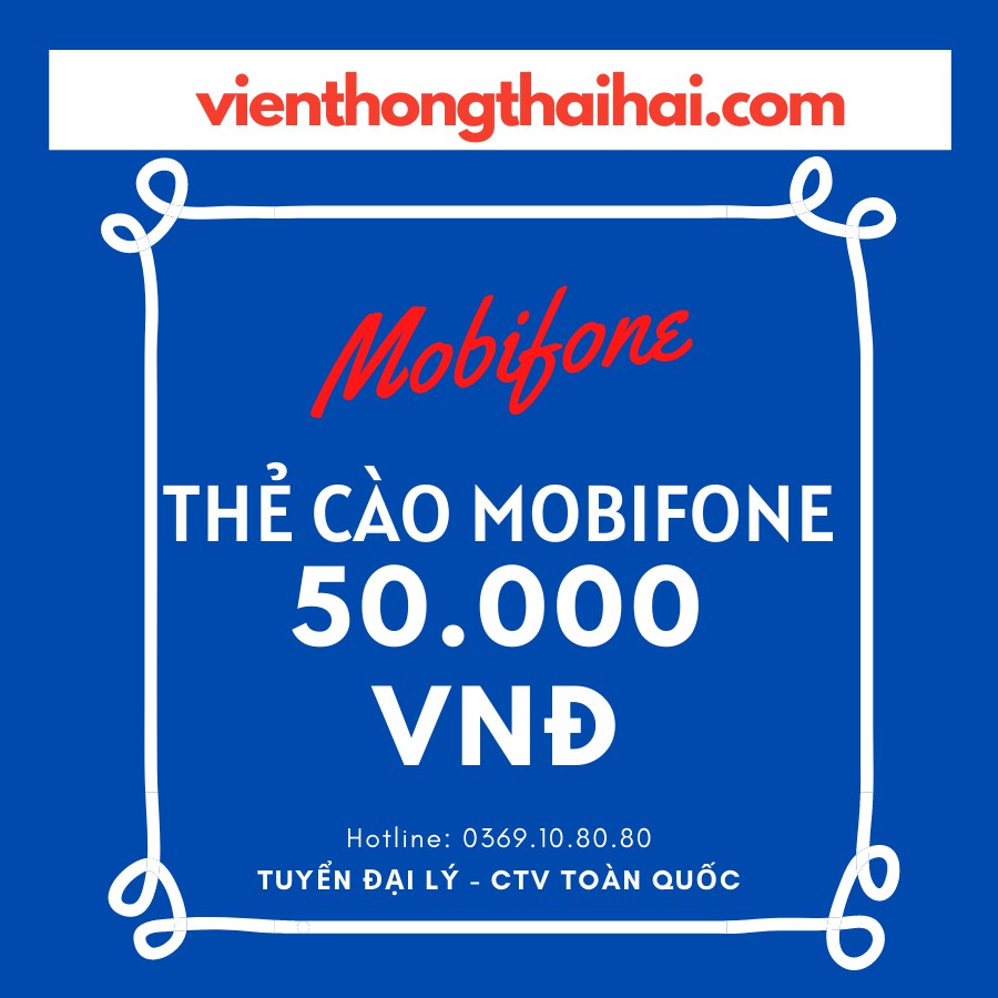 Thẻ Nạp Mobifone 50k