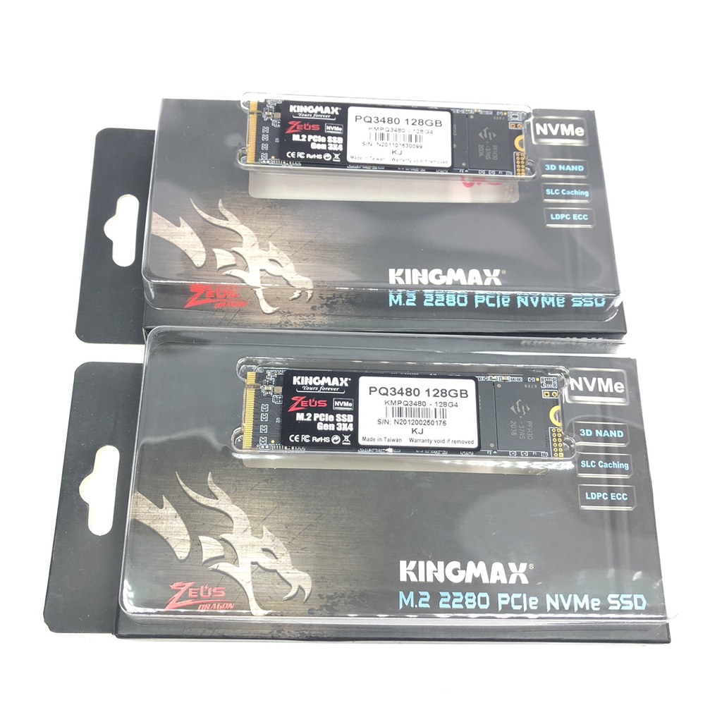 [Mã 1511ELSALE hoàn 7% đơn 300K] Ổ đĩa cứng M2 PCIe Kingmax SSD 128GB PQ3480 | BigBuy360 - bigbuy360.vn