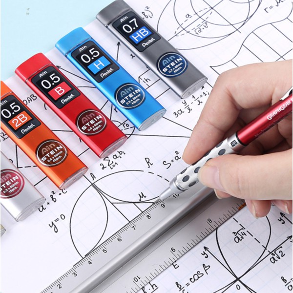 Ruột chì bấm Pentel - AIN STEIN - Ngòi chì kim 0.5 , 0.7 , 0.3 - Pentel Ain Stein