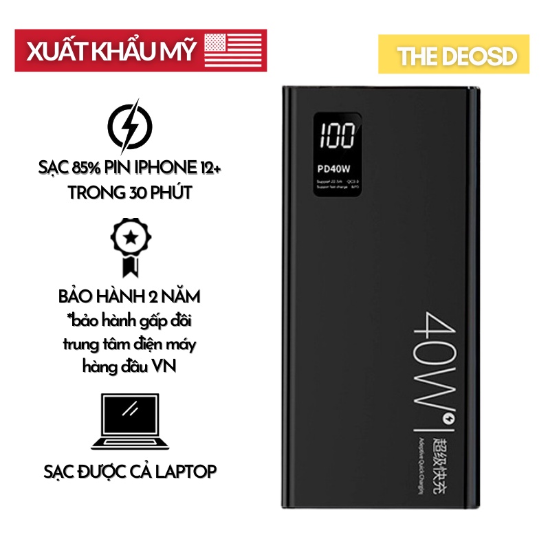 Pin Sạc Dự Phòng 10000mah / 20000mah - THE DEOSD - TD-PB405