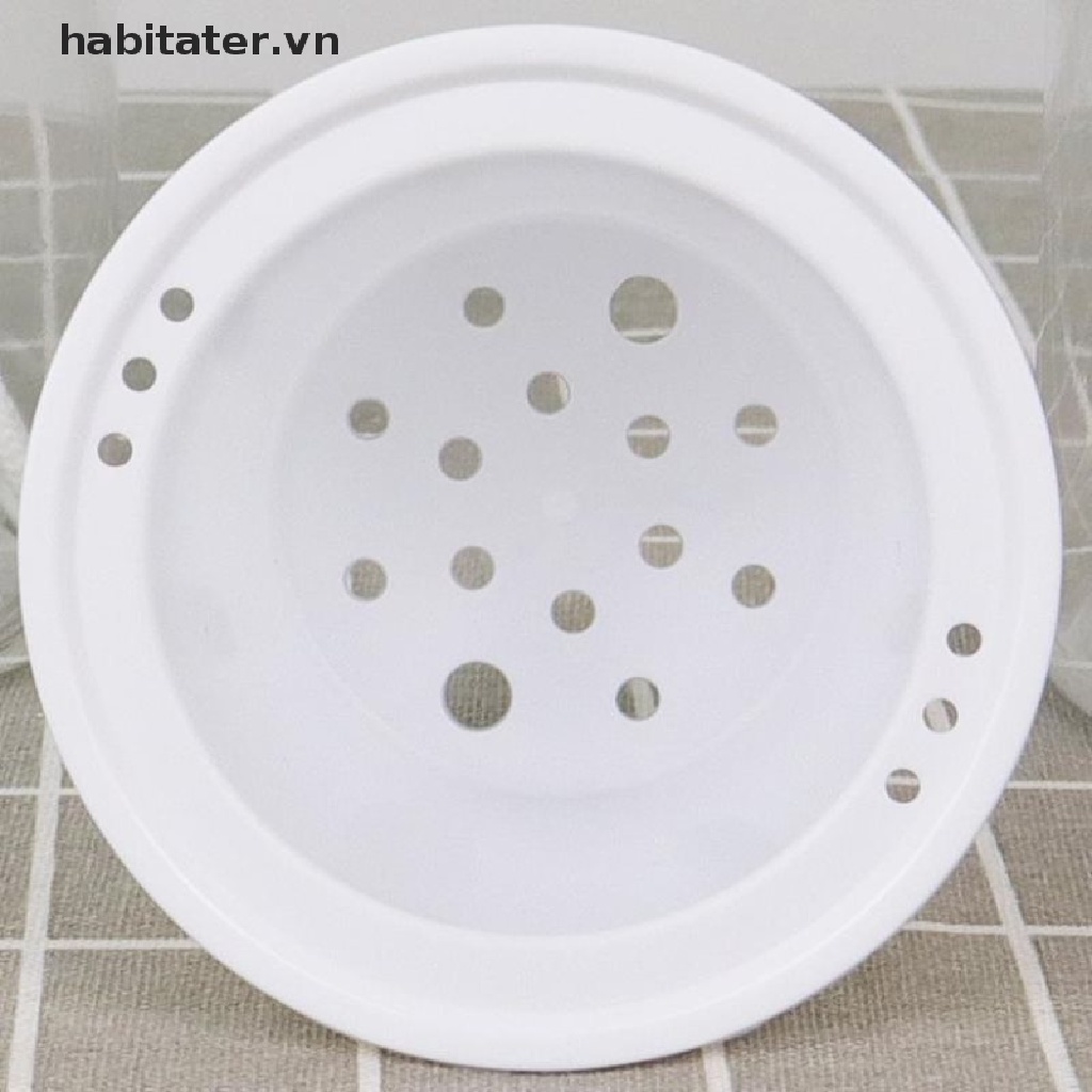 Chậu Hoa Thủy Canh Hấp Thụ Nước Tự Động Hình Tròn